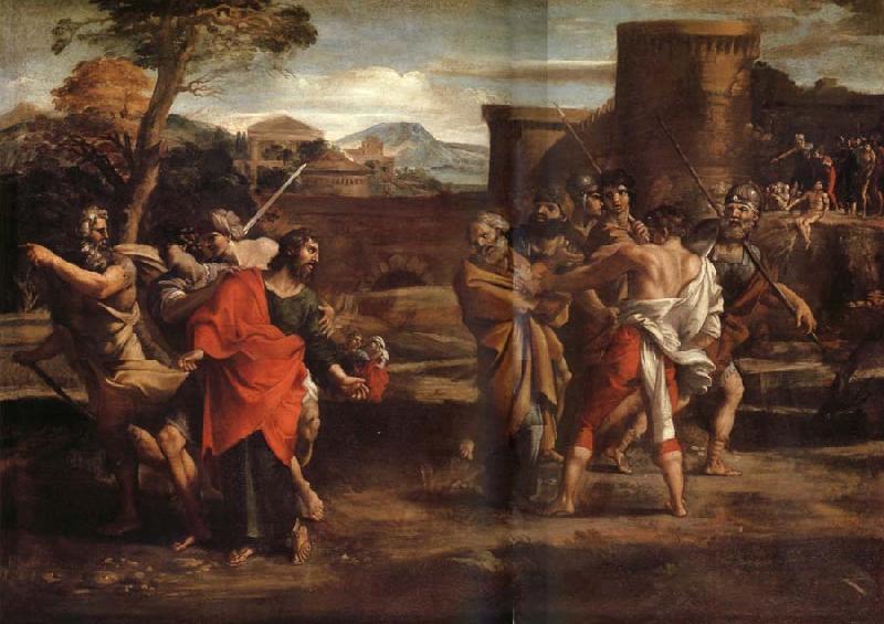 LANFRANCO, Giovanni La separation Saint Pierre et de Saint Paul oil painting image